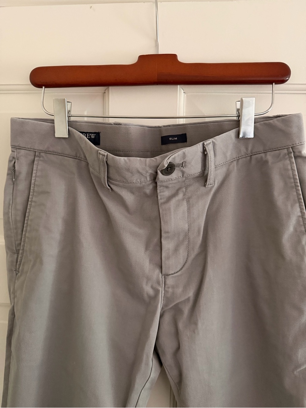 J. Crew Slim Chinos in Gray